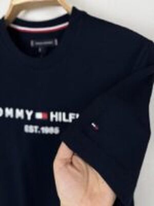 Tommy Hılfıger Sıfır Yaka T-Shirt - Görsel 3