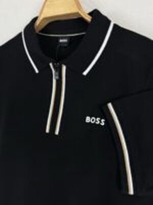 Boss Yarım Fermuarlı T-Shirt - Görsel 3