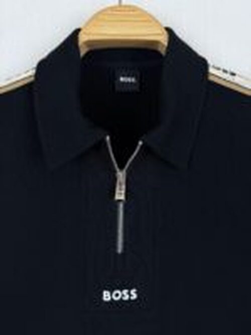 Boss Yarım Fermuarlı T-Shirt - Görsel 3
