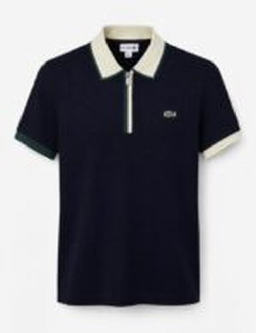 Lacoste Yarım Fermuarlı T-Shirt