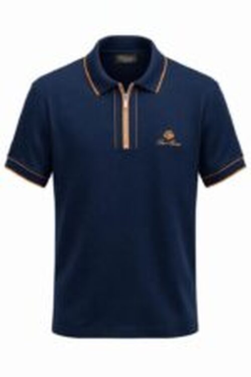 Loro Piana Vip Yarım Fermuarlı T-Shirt